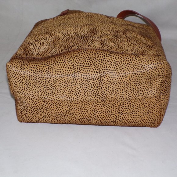 MADEWELL Transport Tote Calf Hair Leopard Bag - Picture 10 of 11